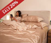 Load image into Gallery viewer, LUXE LYOCELL | 3-Piece Set (Fitted/Flat Sheet, 2 Pillowcases) 400TC